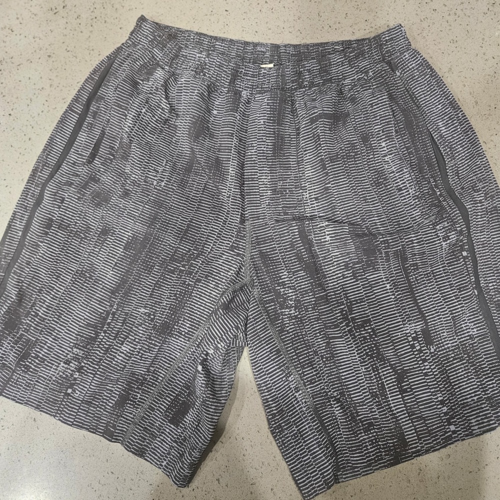 lululemon athletica Black and White Athletic Shorts